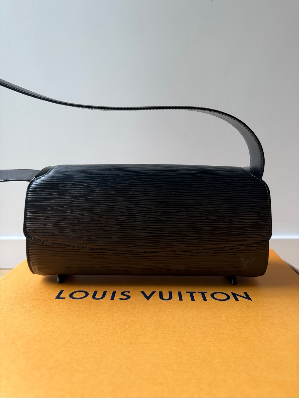 Louis Vuitton Black Epi Leather Shoulder Bag